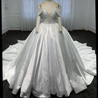 Puffy Wedding Dresses & Big Poofy Gowns with Off the Shoulder - Rosymae