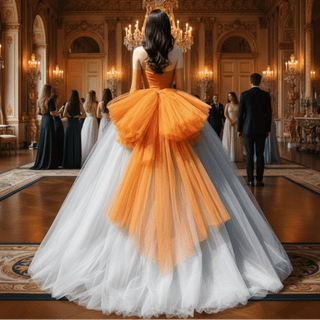 Quinceanera Dresses and Gowns with Grey and Gold - Rosymae