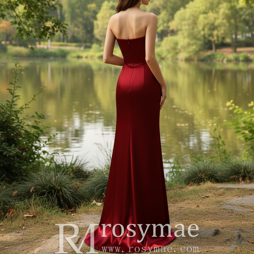 Off The Shoulder Slim Fit and Flare Formal Prom Dress Red / 18 Off The Shoulder Slim Fit and Flare Formal Prom Dress Red / 18