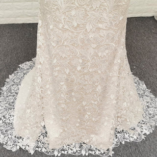 Romantic Floral Lace Mermaid Wedding Dresses for Elegant & Fitted Bride - Rosymae
