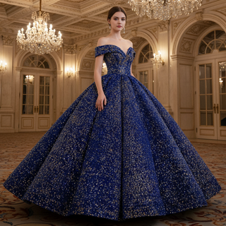 Fashion Quinceanera Dress Off The Shoulder Sweet 15 Girl Ball Gown