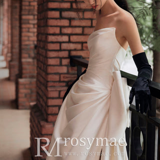 Wedding Dress with Bowknot
