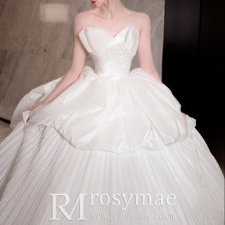 Ruffled & Tiered Skirt Ball Gown Style Wedding Dresses