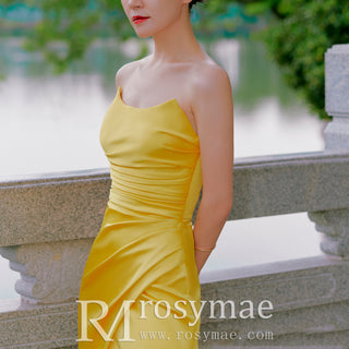 Affordable High Slit Prom Dresses with Scoop Neckline