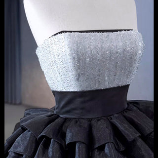 Sequin Bodice Special Quinceañera Dress Pageant Party Event Gala Gown - Rosymae