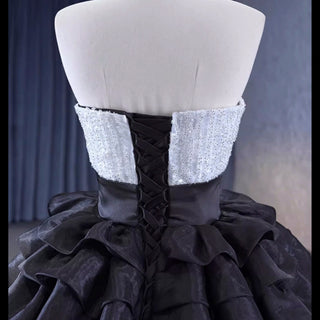 Sequin Bodice Special Quinceañera Dress Pageant Party Event Gala Gown - Rosymae
