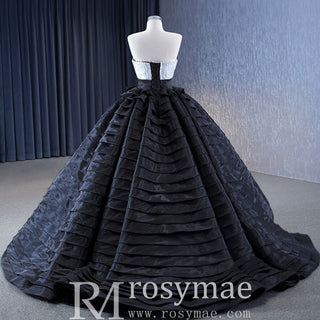 Sequin Bodice Special Quinceañera Dress Pageant Party Event Gala Gown - Rosymae