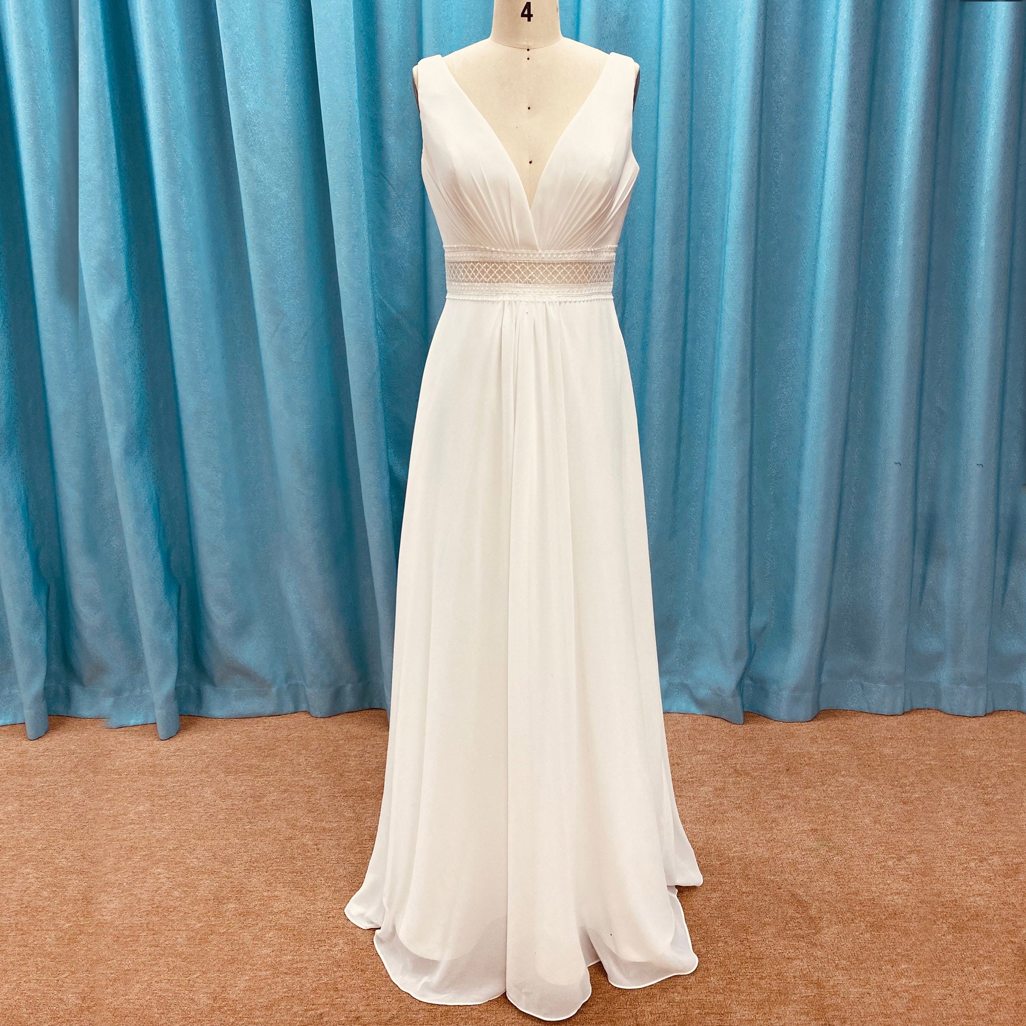 white christmas dresses Greek Goddess Style Bridal Gown with Floor Length Detachable Chiffon Sleeve - Alisse Bridal white christmas dresses Greek Goddess Style Bridal Gown with Floor Length Detachable Chiffon Sleeve - Alisse Bridal