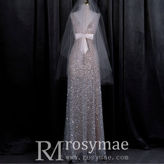 Glitter Women's Sequin Formal Dresses & Evening Gowns with Backless