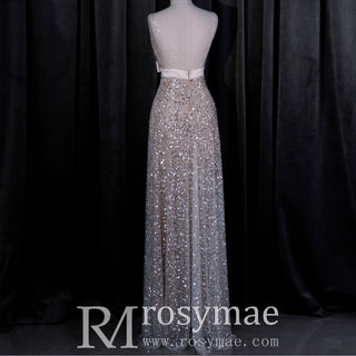 Glitter Women's Sequin Formal Dresses & Evening Gowns with Backless