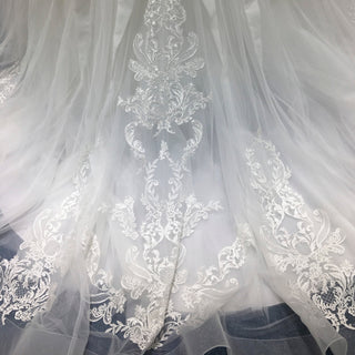 Strapless A-line Sweetheart Neck Wedding Dress with Ruffle Skirt - Rosymae