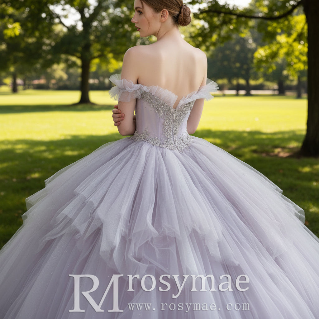 Modern Quinceanera Dresses Puffy Quince Dress & Gowns Lilac / 4 Modern Quinceanera Dresses Puffy Quince Dress & Gowns Lilac / 4
