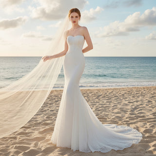 Lightweight Beach Mermaid Lace Bridal Wedding Dresses Rosymae Lightweight Beach Mermaid Lace Bridal Wedding Dresses Rosymae