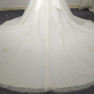 Strapless Sweetheart Neckline A-line Wedding Dress with Bowknot - Rosymae