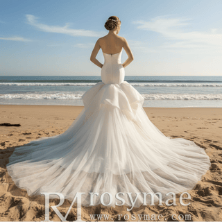 Strapless Trumpet Wedding Dresses & Bridal Gowns - Rosymae