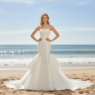 Strapless Trumpet Wedding Dresses & Bridal Gowns - Rosymae
