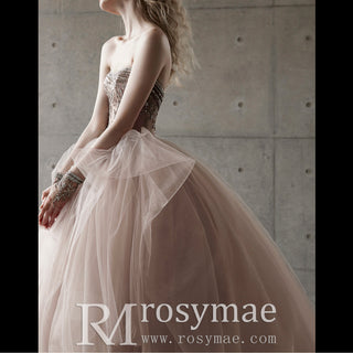Strapless Party Dresses Evening Gowns Ball Gown Quinceanera Dresses