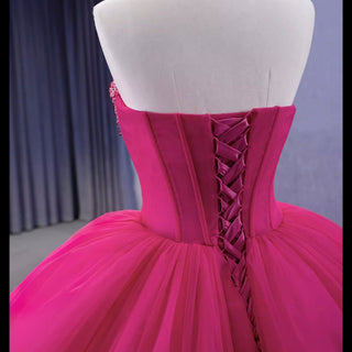 Stylish Luxury Evening Gown Ruched Ball Gown Quinceanera Dresses - Rosymae
