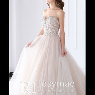 Strapless Sweetheart Neckline Evevening Dress Party Gown