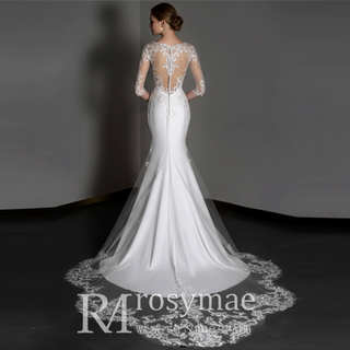 Long Sleeve Bridal Gowns | Long Sleeve Ball Gown Wedding Dress Rosymae Long Sleeve Bridal Gowns | Long Sleeve Ball Gown Wedding Dress Rosymae