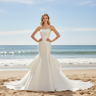Strapless Trumpet Wedding Dresses & Bridal Gowns