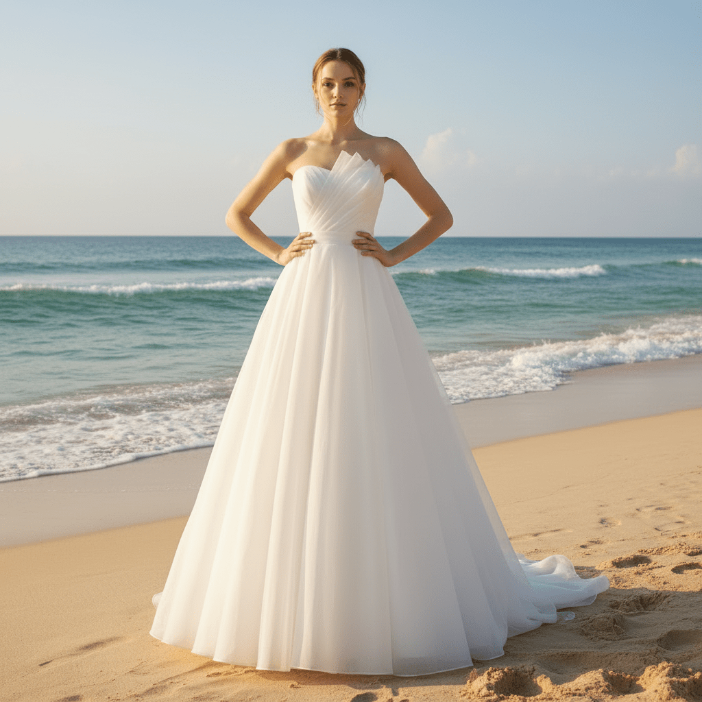Tulle Wedding Dresses Layered Tulle Bridal Gowns - Rosymae