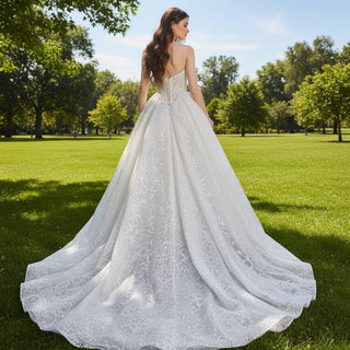 Two Piece Wedding Dress with Detachable Overskirt - Rosymae