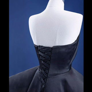 Unique Design Vintage Black Overskirt Jumpsuits for Wedding Party - Rosymae