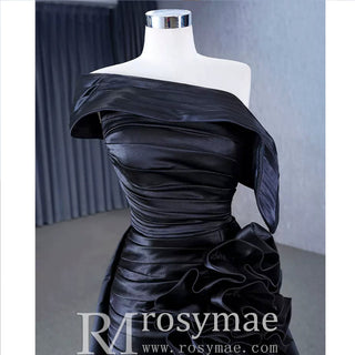 Vintage Mermaid Pageant Dress Ruffled Formal Evening Dresses with Overskirt - Rosymae
