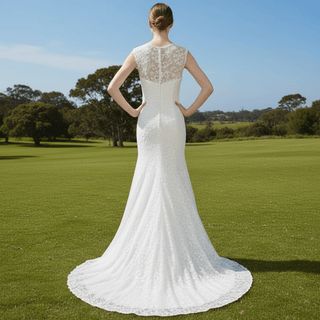 Vintage Plus Size Mermaid Lace Wedding Dresses - Rosymae