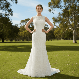 Vintage Plus Size Mermaid Lace Wedding Dresses - Rosymae
