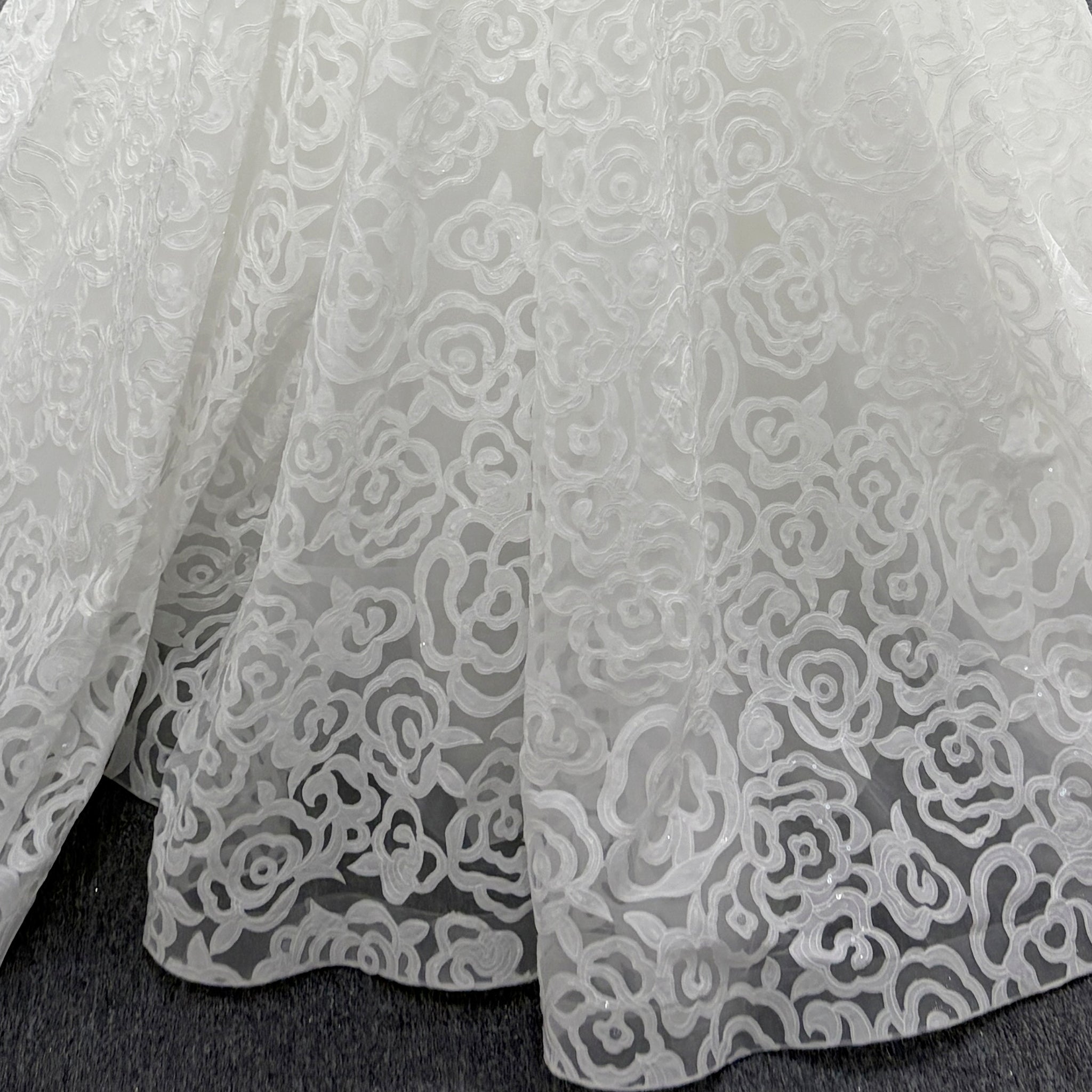 Western Unique Lace Romantic Bohemian Wedding Dress with Vneck - Rosymae