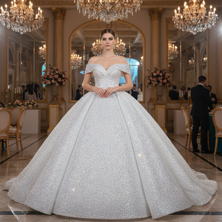 Fashion Quinceanera Dress Off The Shoulder Sweet 15 Girl Ball Gown