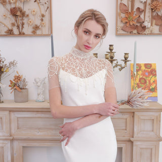 Bridal Gowns with Pearls