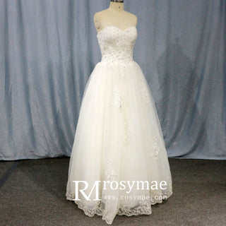 Floor-Length A-Line Wedding Dresses