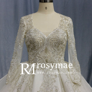 Asymmetrical Wedding Dress