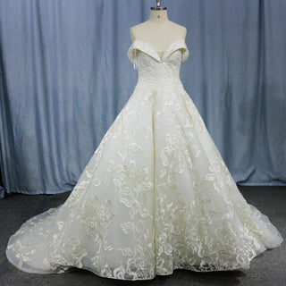 Off-Shoulder-Lace-Bridal-Gowns