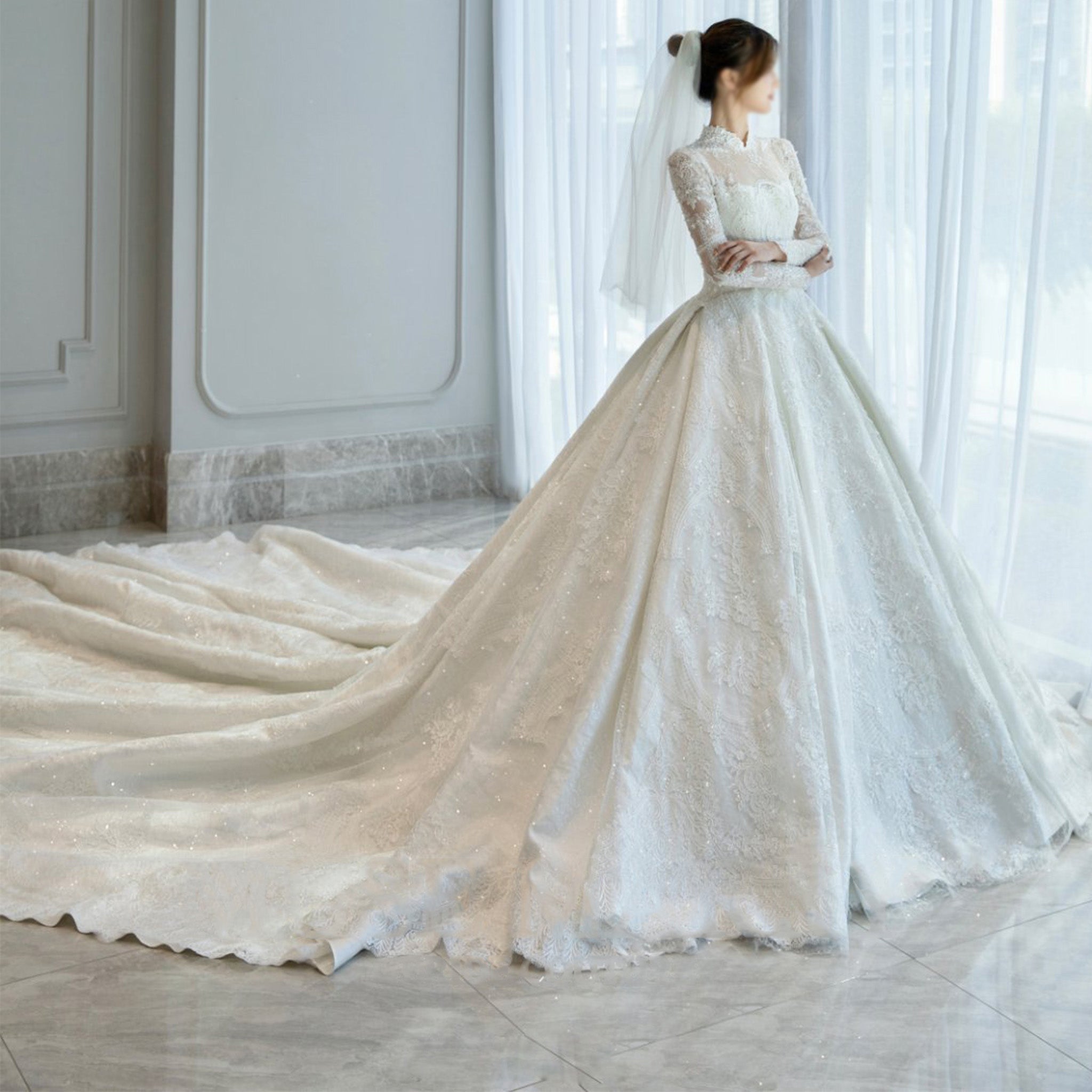 Ball Gown Wedding Dress Dream Islam Modest Muslim Wedding Dresses