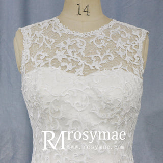 Lace Plus size wedding dress lace mermaid trumpet gown
