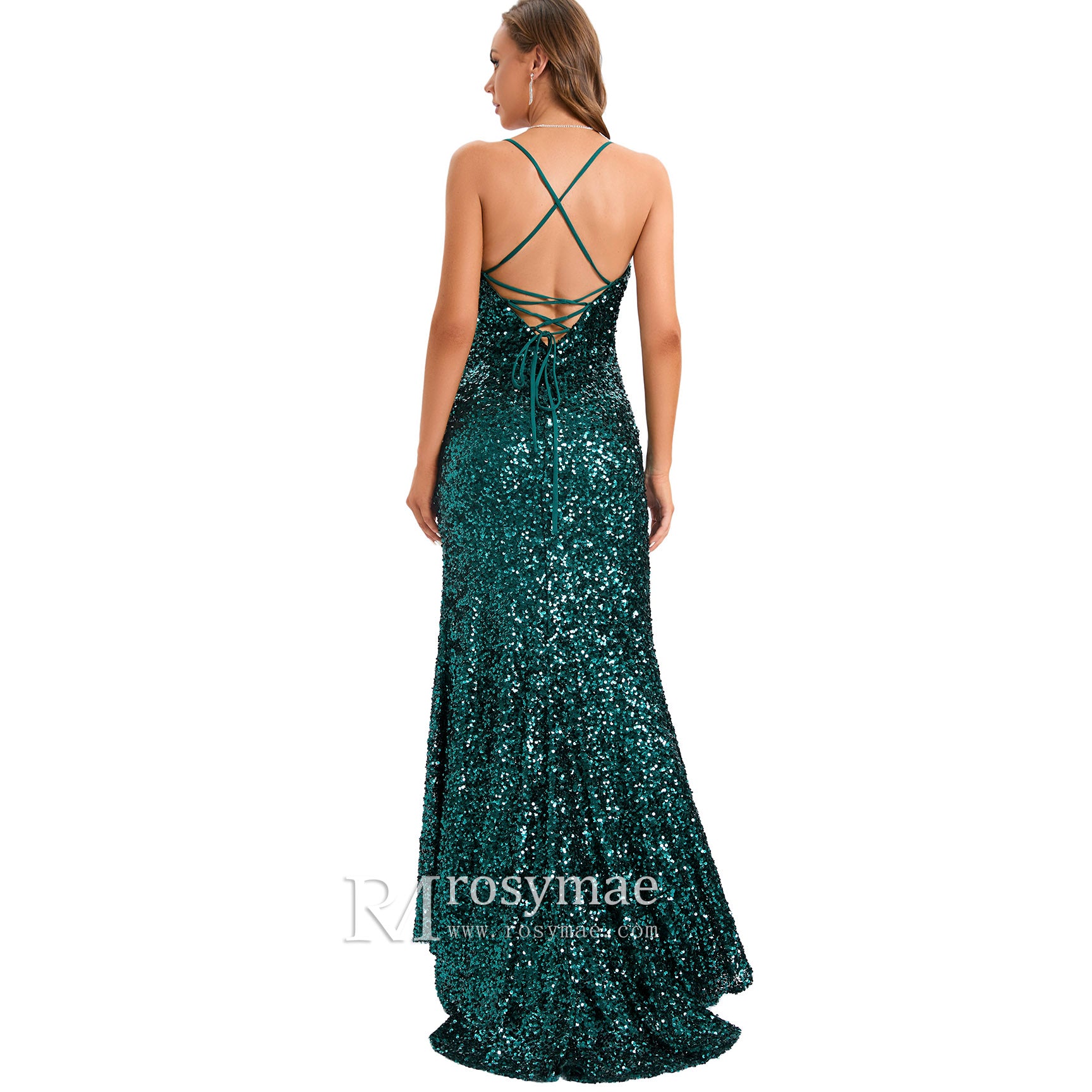 Ready to Ship Women's Formal Prom Dress Evening Gowns Hunter Green / 10 Ready to Ship Women's Formal Prom Dress Evening Gowns Hunter Green / 10