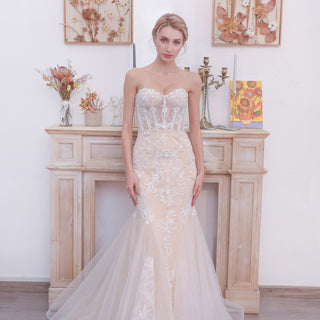 Strapless-Mermaid-Wedding-Dress
