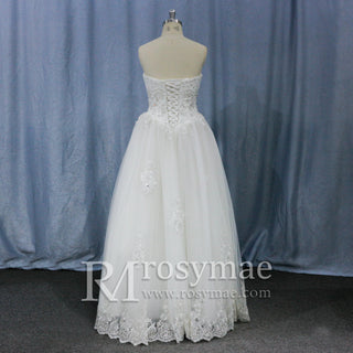 Sweetheart-A-Line-Beaded-Lace-Applique-wedding-dress