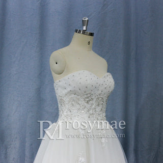 Sweetheart-A-Line-Lace-Appliques-wedding-dress