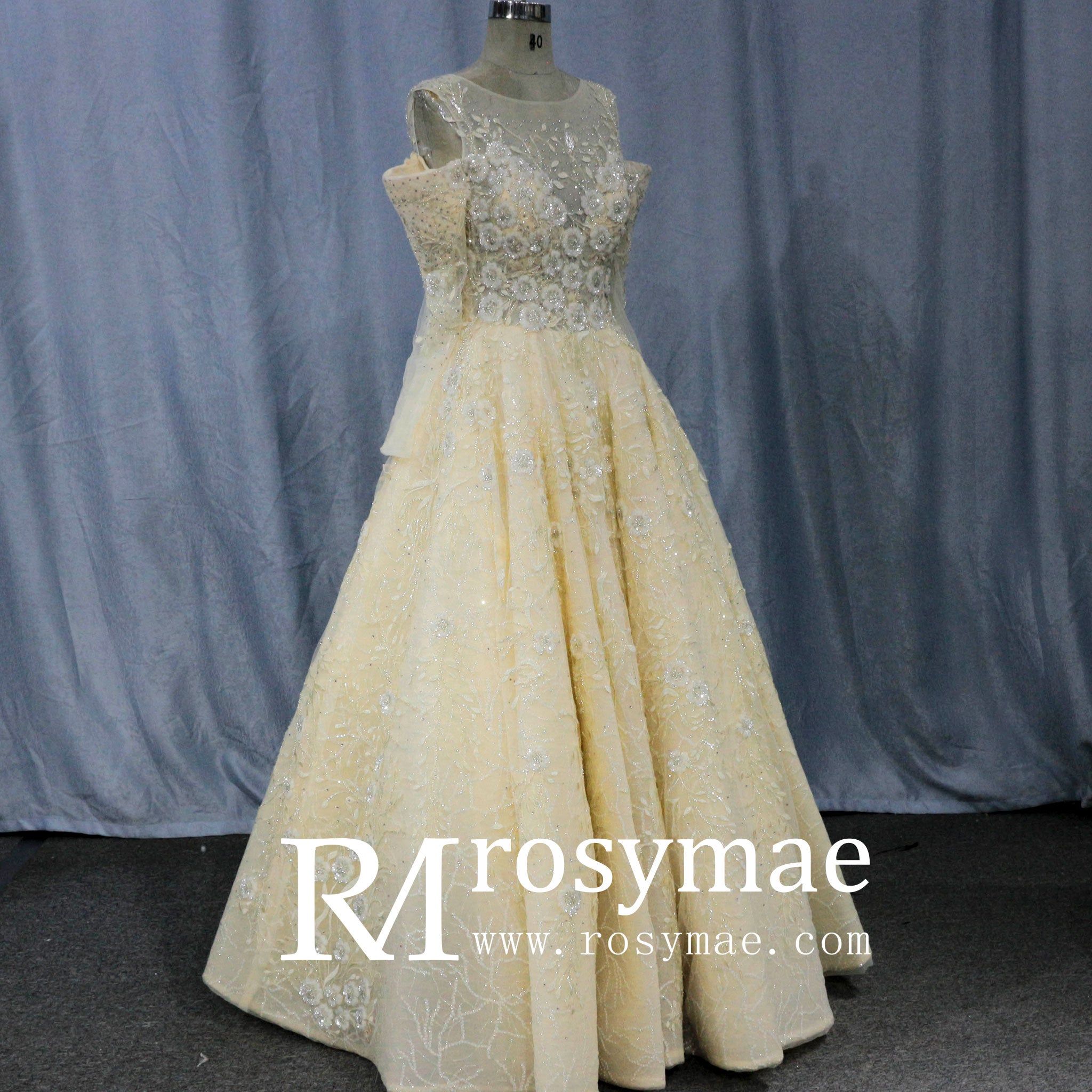 Blue Yellow Purple A Line Wedding Dresses and Bridal Gowns – Rosymae Blue Yellow Purple A Line Wedding Dresses and Bridal Gowns – Rosymae