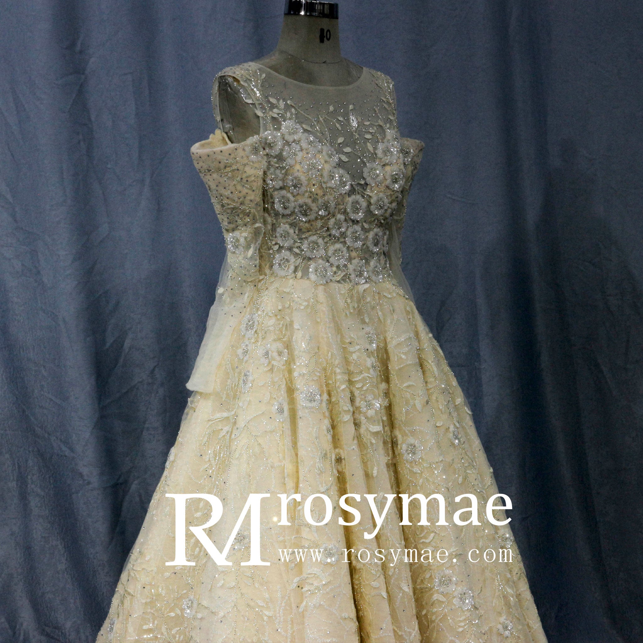 Blue Yellow Purple A Line Wedding Dresses and Bridal Gowns Rosymae Blue Yellow Purple A Line Wedding Dresses and Bridal Gowns Rosymae