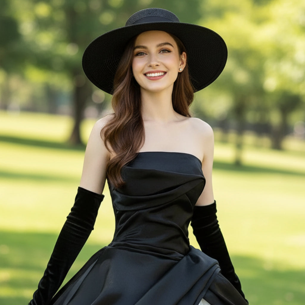 Black and White Wedding Dresses with Ballgown Strapless Neck White and Black / 24W Black and White Wedding Dresses with Ballgown Strapless Neck White and Black / 24W
