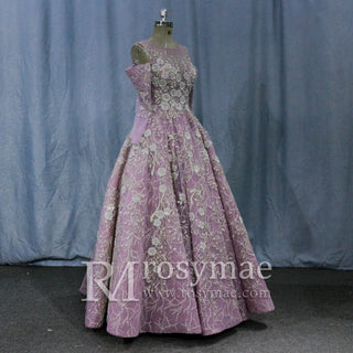 Blue Yellow Purple A Line Wedding Dresses and Bridal Gowns - Rosymae