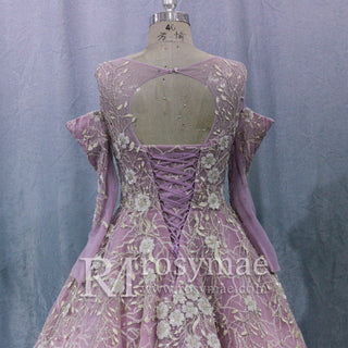 Blue Yellow Purple A Line Wedding Dresses and Bridal Gowns - Rosymae