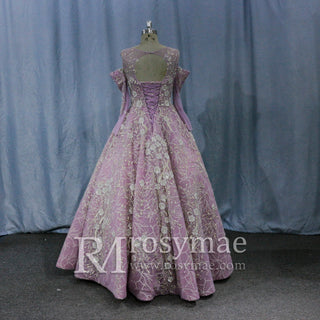 Blue Yellow Purple A Line Wedding Dresses and Bridal Gowns - Rosymae