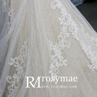 Curvy Mermaid Wedding Dress Gown with Super Flattering Lace - Rosymae